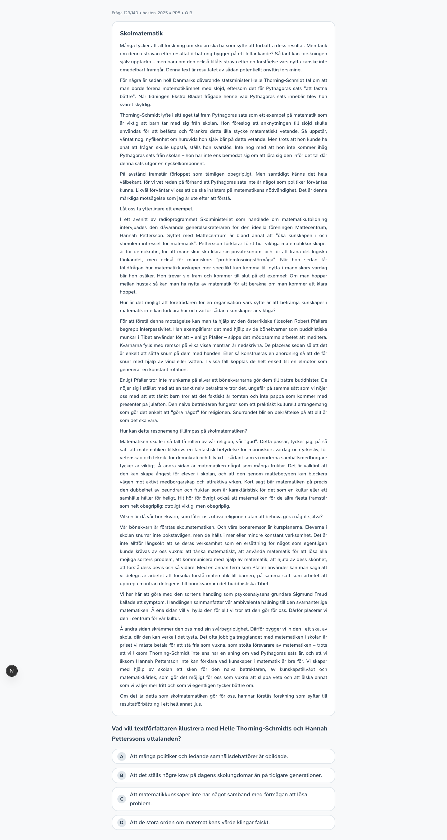 hosten-2025 · PP5 · Q13 · verbal (LÄS)
