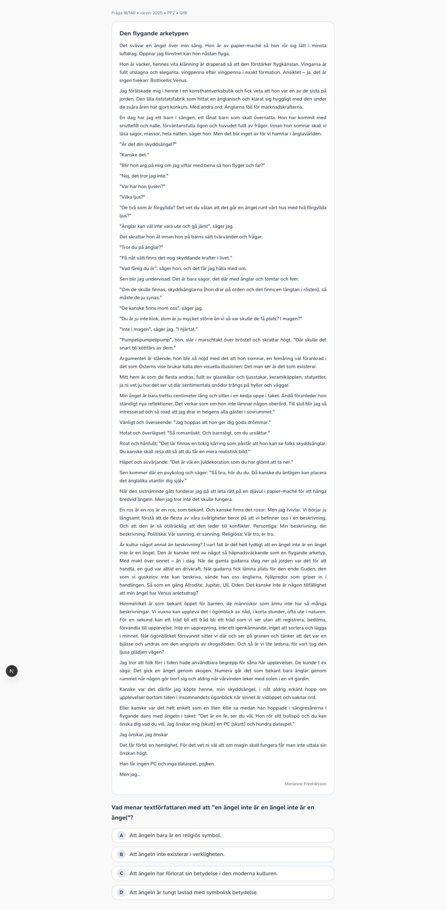 varen-2025 · PP2 · Q18 · verbal (LÄS)