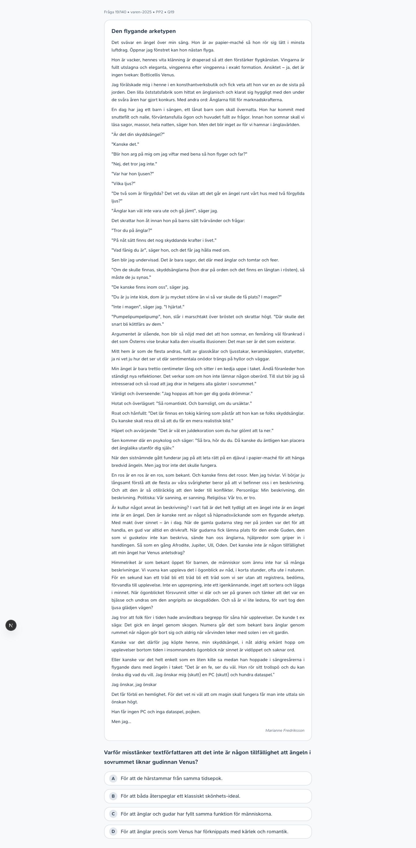 varen-2025 · PP2 · Q19 · verbal (LÄS)