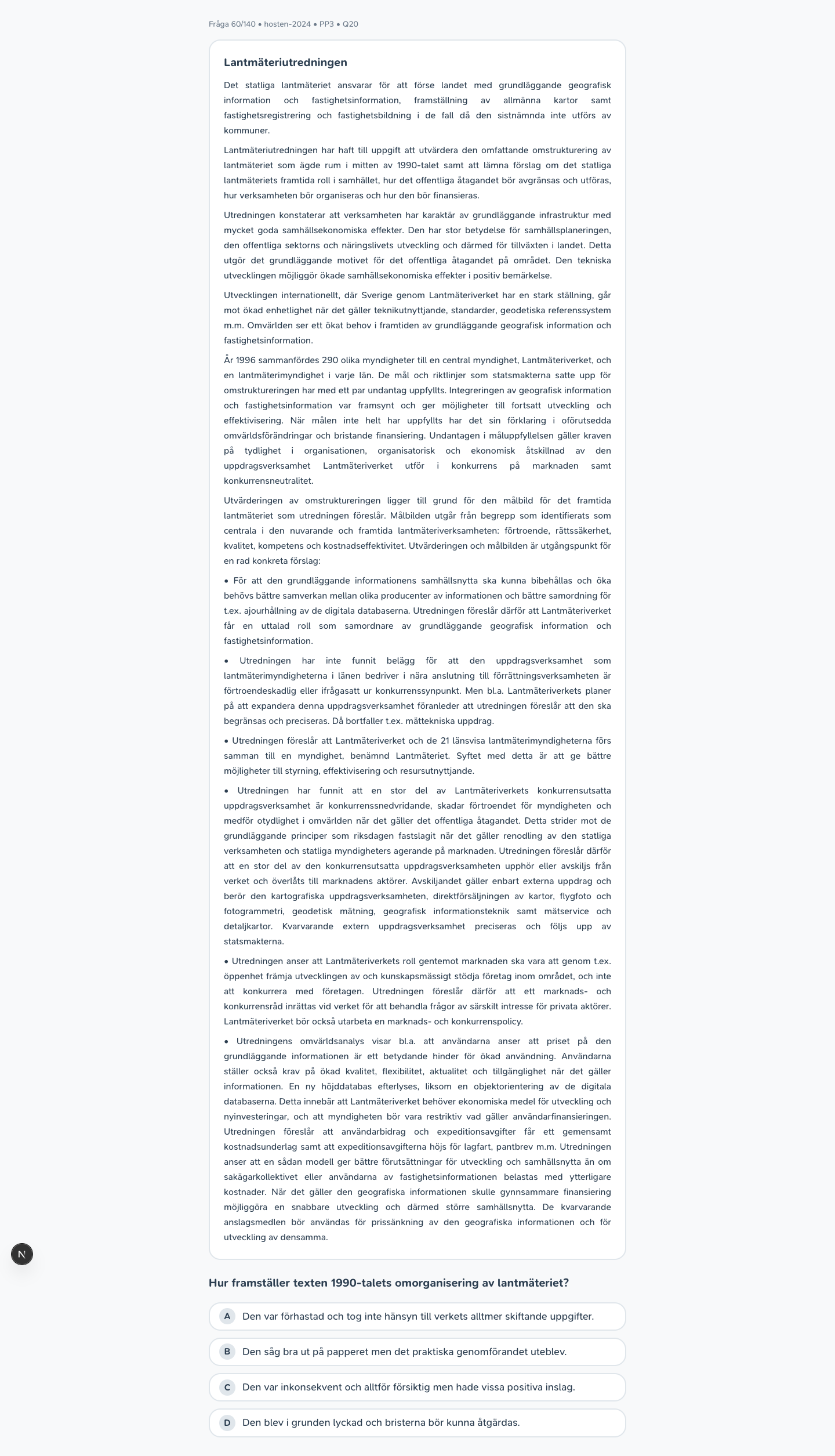 hosten-2024 · PP3 · Q20 · verbal (LÄS)