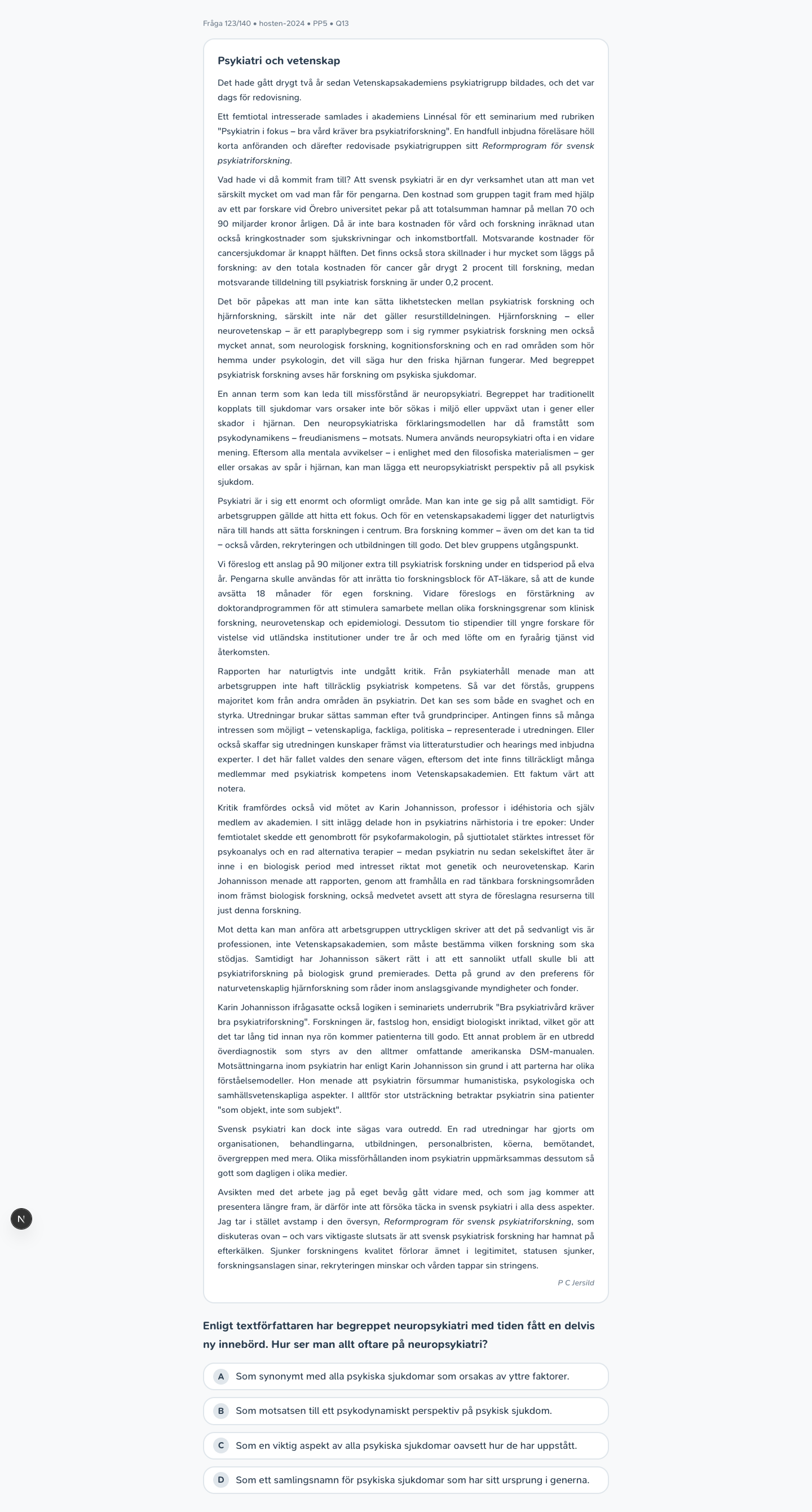 hosten-2024 · PP5 · Q13 · verbal (LÄS)
