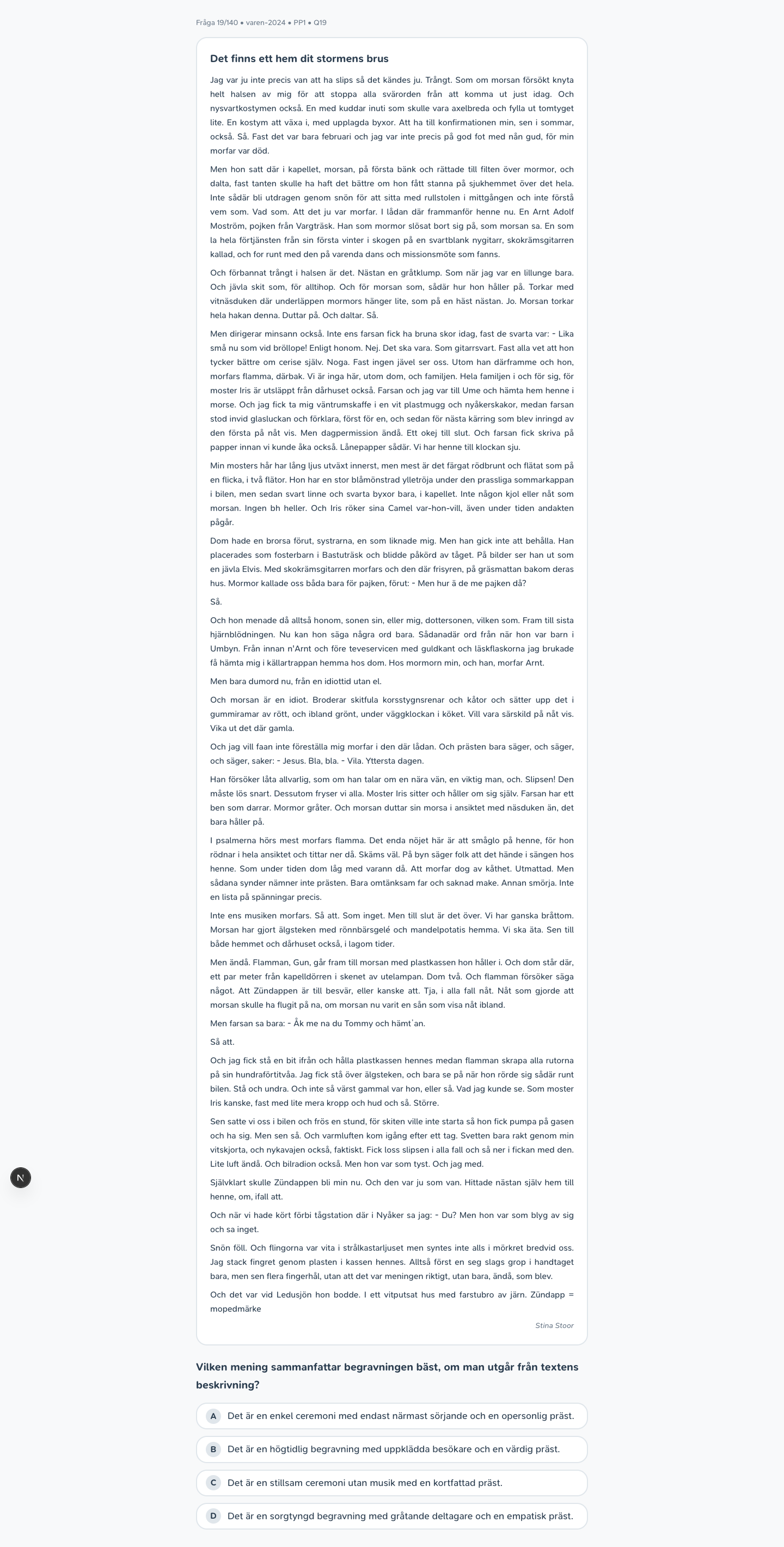 varen-2024 · PP1 · Q19 · verbal (LÄS)