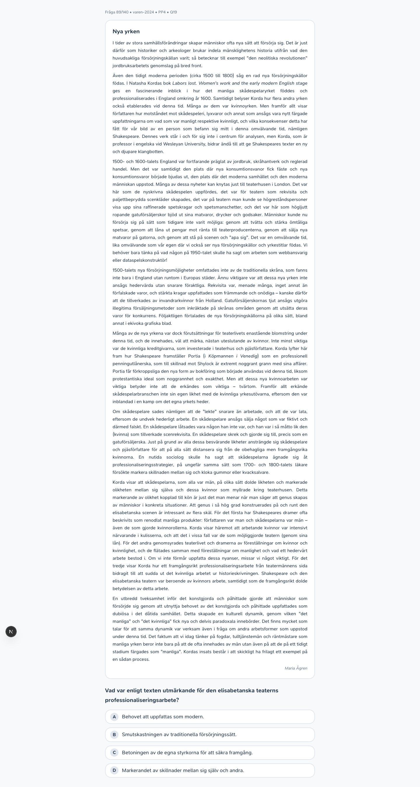 varen-2024 · PP4 · Q19 · verbal (LÄS)