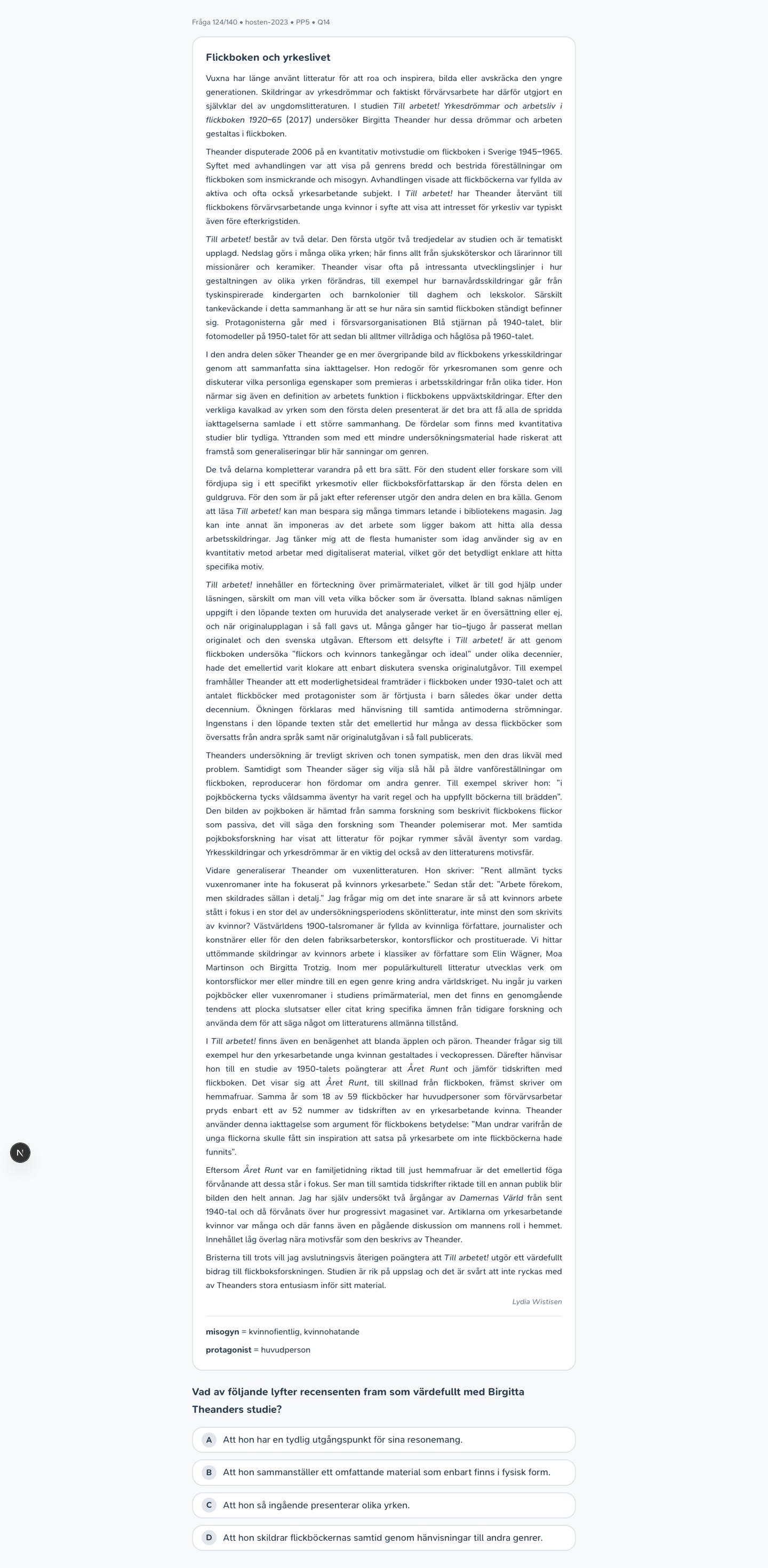 hosten-2023 · PP5 · Q14 · verbal (LÄS)