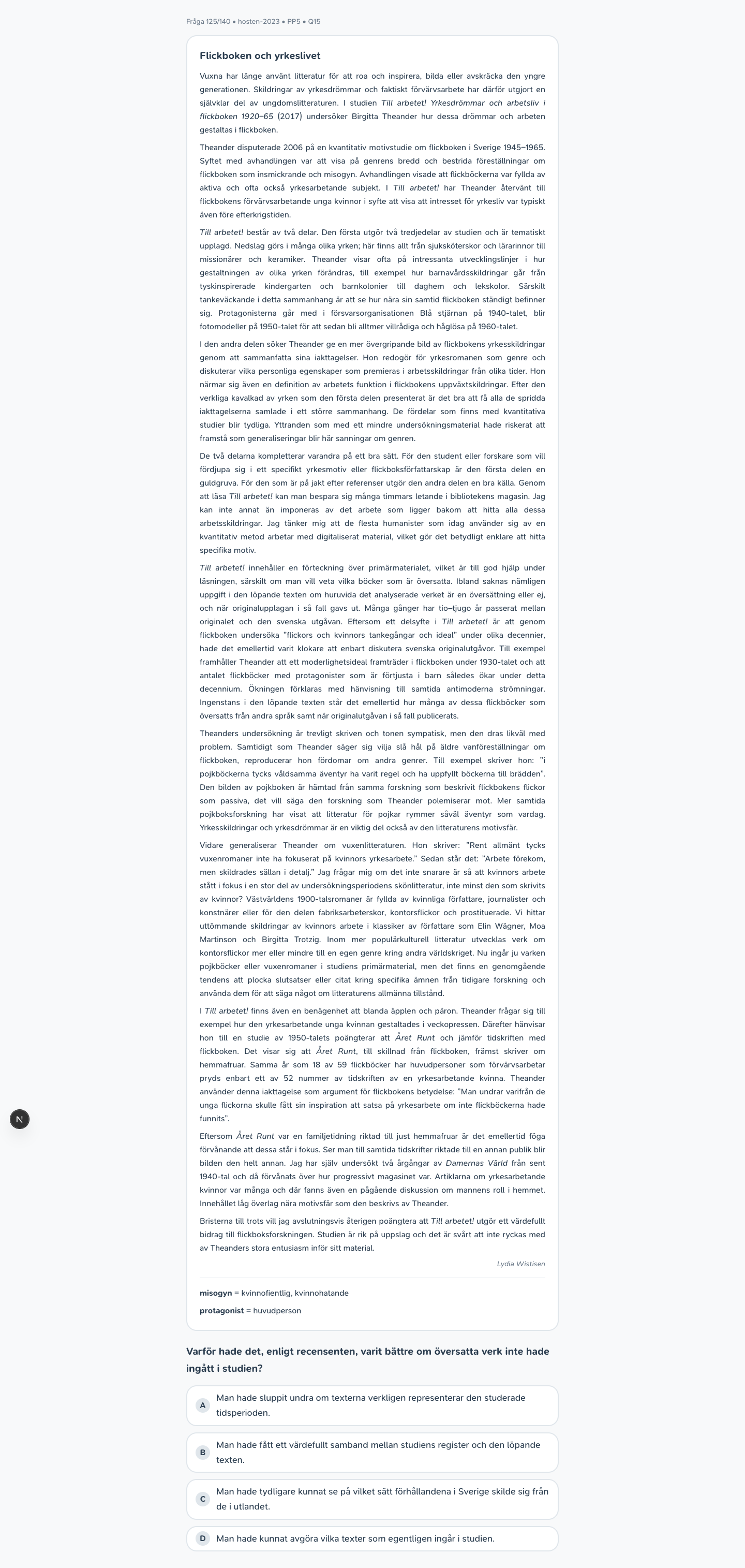 hosten-2023 · PP5 · Q15 · verbal (LÄS)